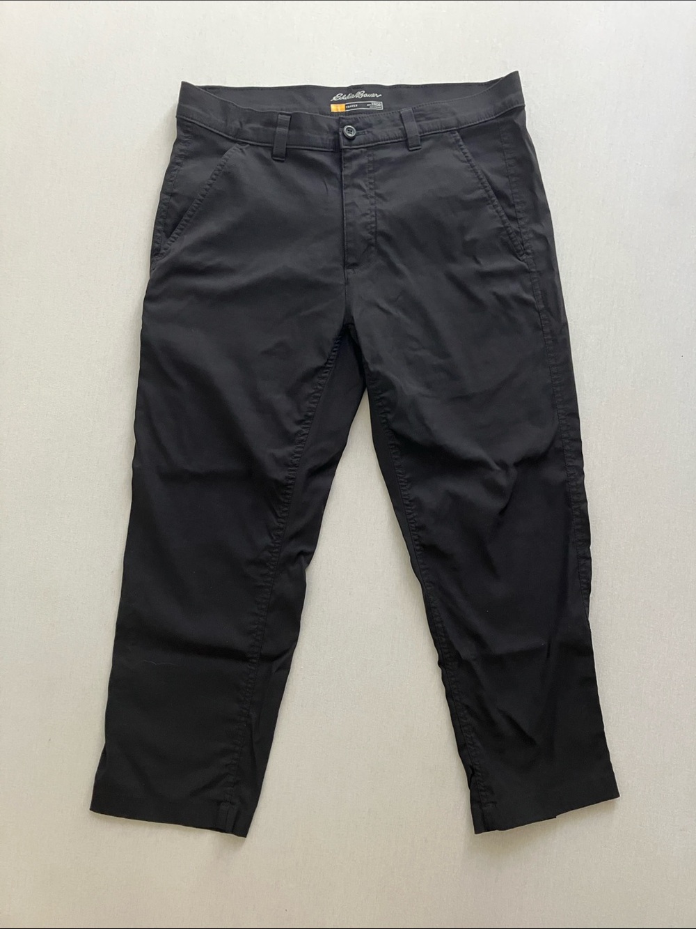 Eddie Bauer Men's Black Stretch Chinos